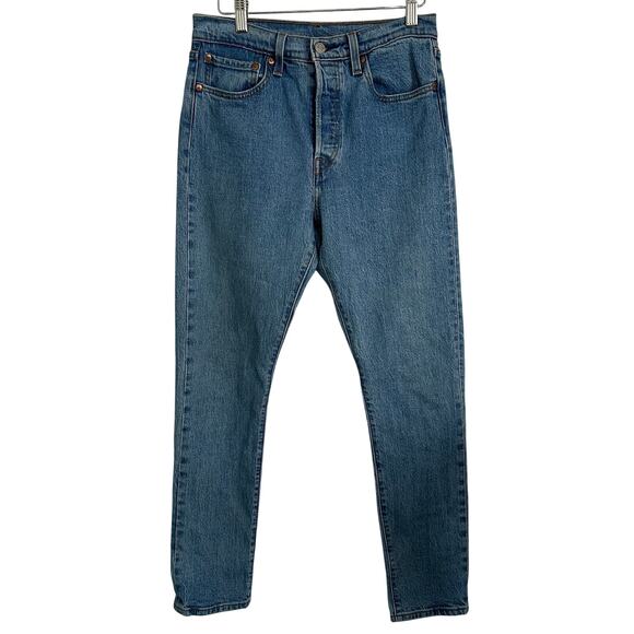Levi's Denim - Levi's Women's 501 Button Fly Jeans 28x30 Medium Wash Classic Skinny Denim